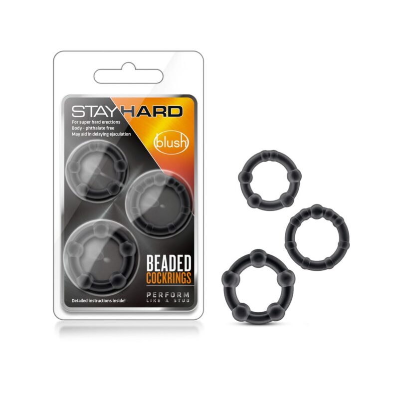 Stay Hard - Beaded Cock Ri 0226