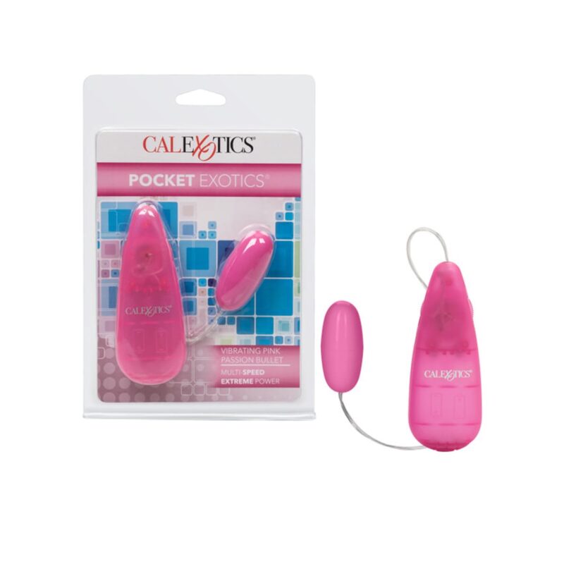 Pocket Exotics® Vibrating Pink Passion Bullet 0326n