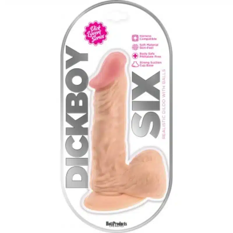 Hott Products Dick Boy - Pvc Dildo. 6" 1025