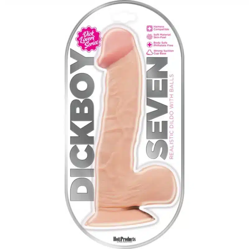 Hott Products Dick Boy - Pvc Dildo. 7" 1025