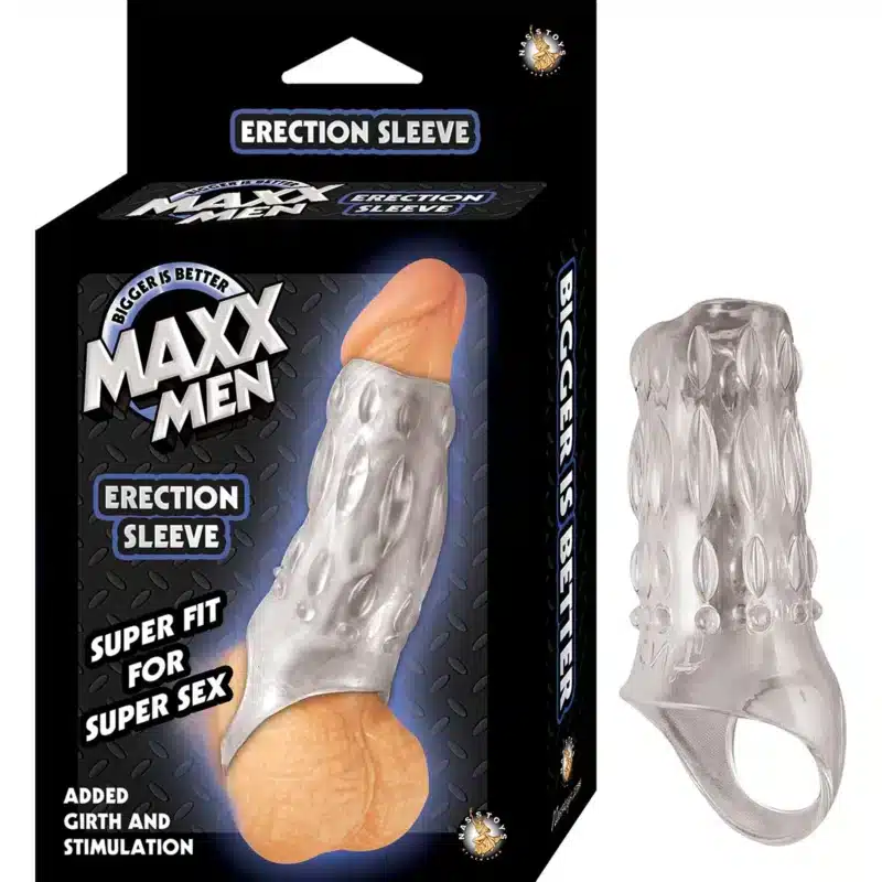 Nasstoys Maxx Men Erection Sleeve-Clear 1025