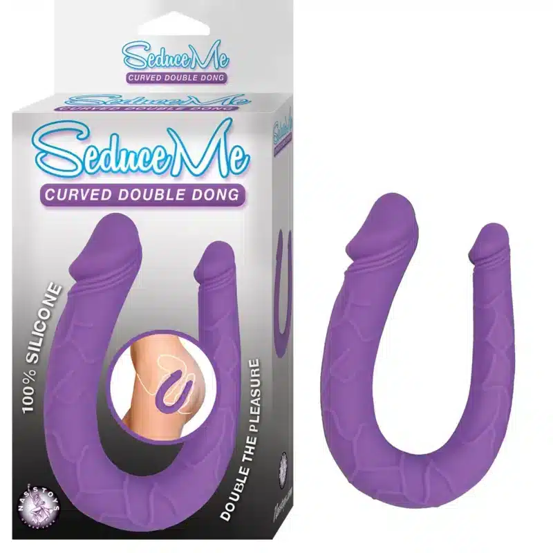 Nasstoys Seduce Me Curved Double Dong-Purple 1025
