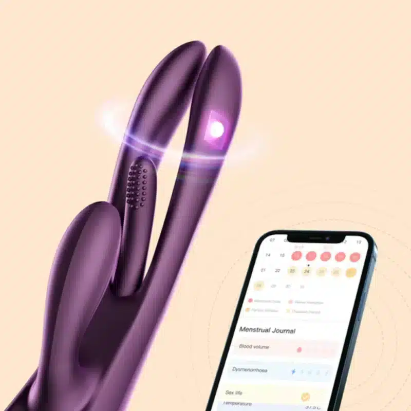 Honey Play Box Terri App-Controlled Tapping Technology Rabbit Vibrator   1125