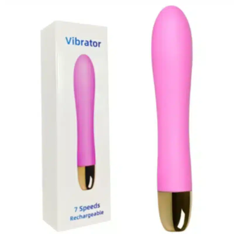 China Novelties 7-Speed Magenta Color Rechargeable Classic Vibrator 1125