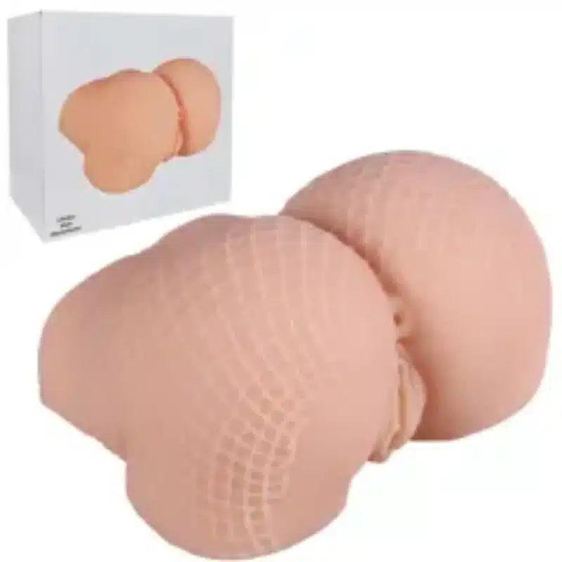 1.95LB Molded Fishnet Stockings Texture Life-Like White Flesh TPE Mini Torso for Men 0426n