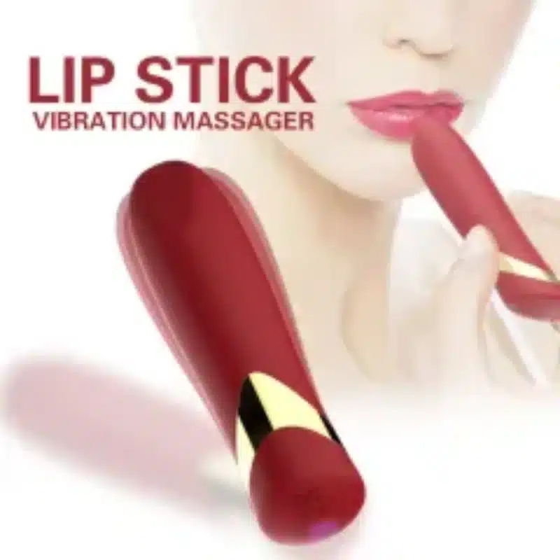 10-Mode Luxury Red  Rechargeable (Plug-In) WaterproofSilicone Bullet Vibrator 0426n