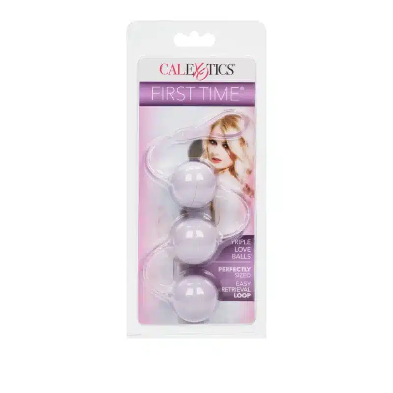 First Time® Triple Love Balls - Purple 0326n