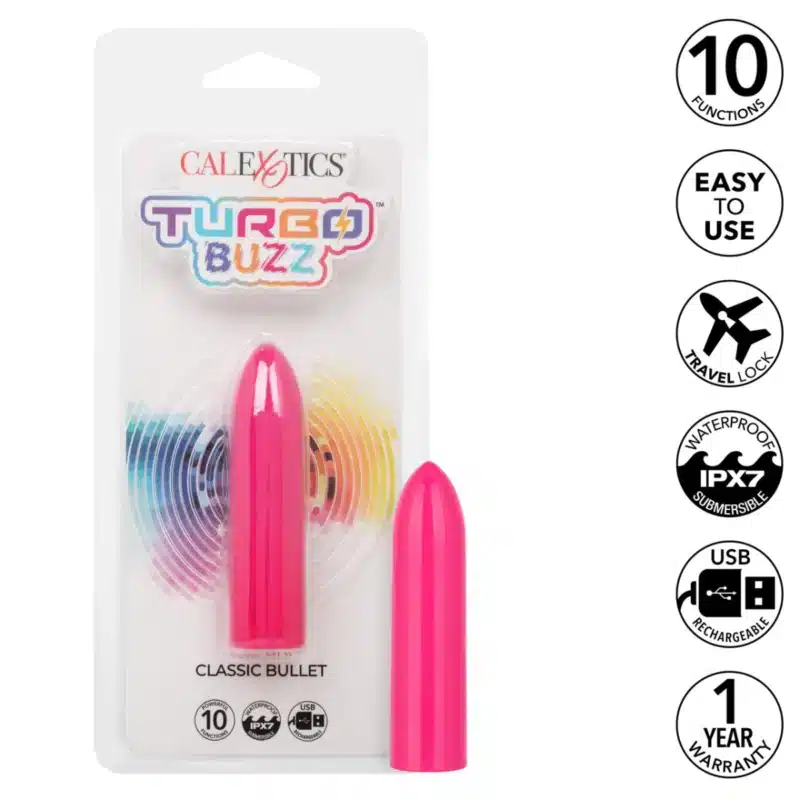 Turbo Buzz™ Classic Bullet - Pink 0326n