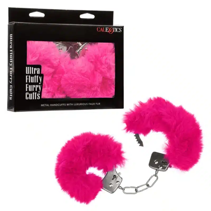 Ultra Fluffy Furry Cuffs - Pink 0326n