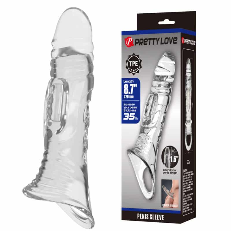 TPE material, penis sleeve, longer & bigger. ago26