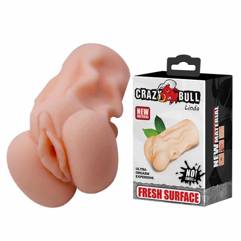 Men's Masturbator toy, attached vibrating egg, Tighten, Shrink, 2 AA batteries, TPR ago26