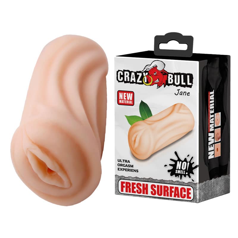 Men's Masturbator toy, attached vibrating egg, Tighten, Shrink, 2 AA batteries, TPR ago26