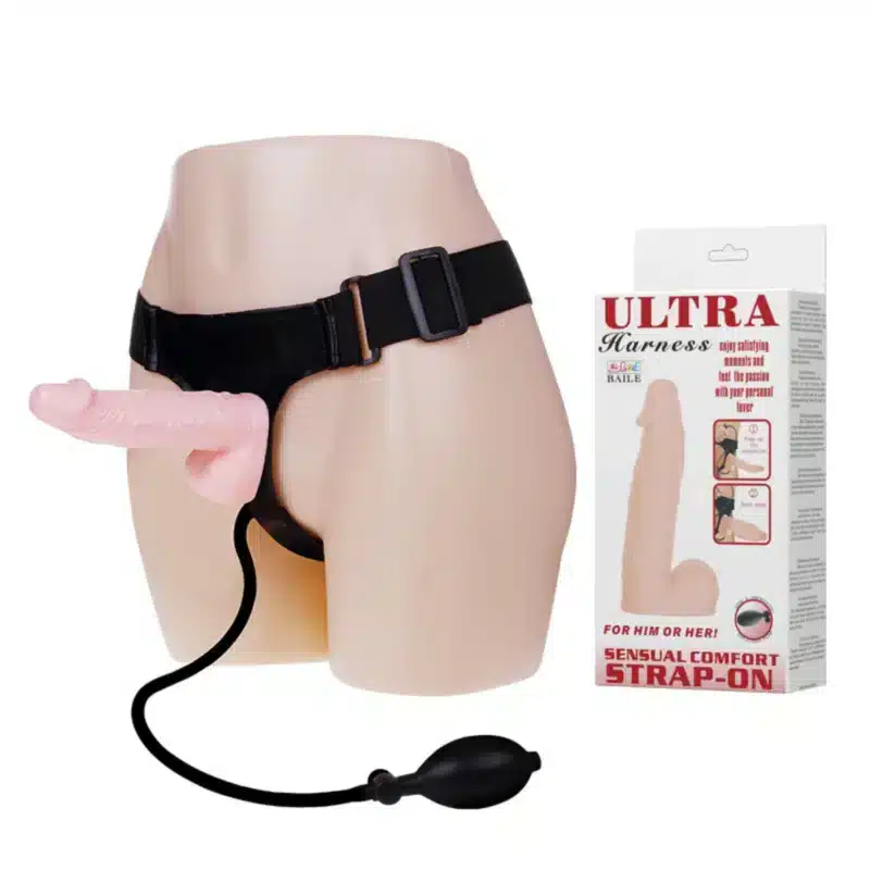 One strap-on dildo with pump, TPR. ago26