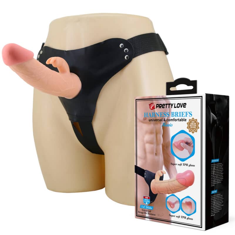 Hollow Strap-on Harness, Dildo with Soft Head, TPR material. ago26