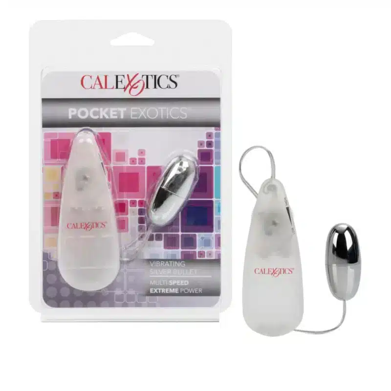 Pocket Exotics® Vibrating Silver Bullet jul26n
