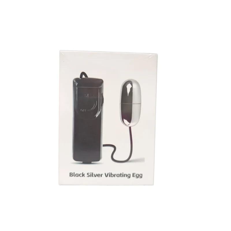 Black Silver Vibrating Egg ago26